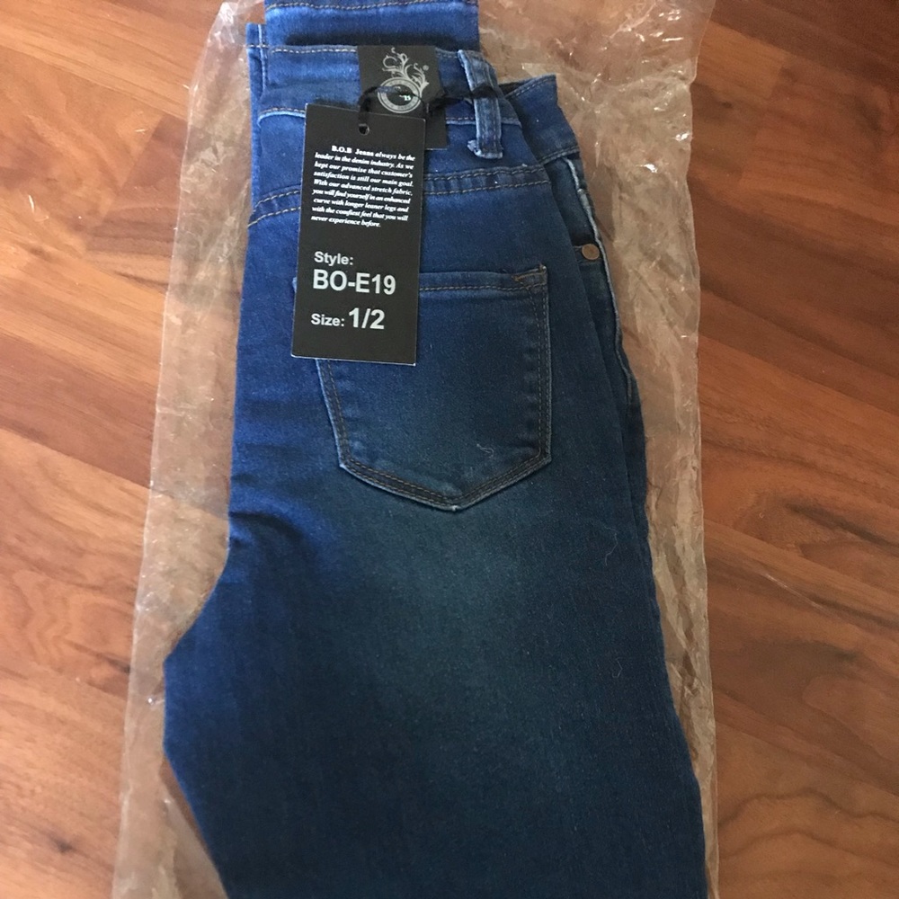 Fashion Nova Skinny High Rise Jeans 1/2 New